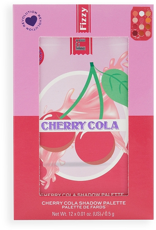 Палетка теней для век - I Heart Revolution Cherry Cola Shadow Palette — фото N5