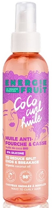 Спрей для кудрявых волос - Energie Fruit Coco Curl Huile Anti-fourche & Casse — фото N1