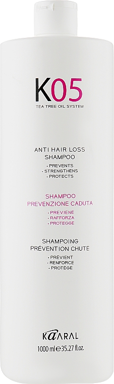 Шампунь проти випадіння волосся - Kaaral К05 Anti Hair Loss Shampoo — фото N5
