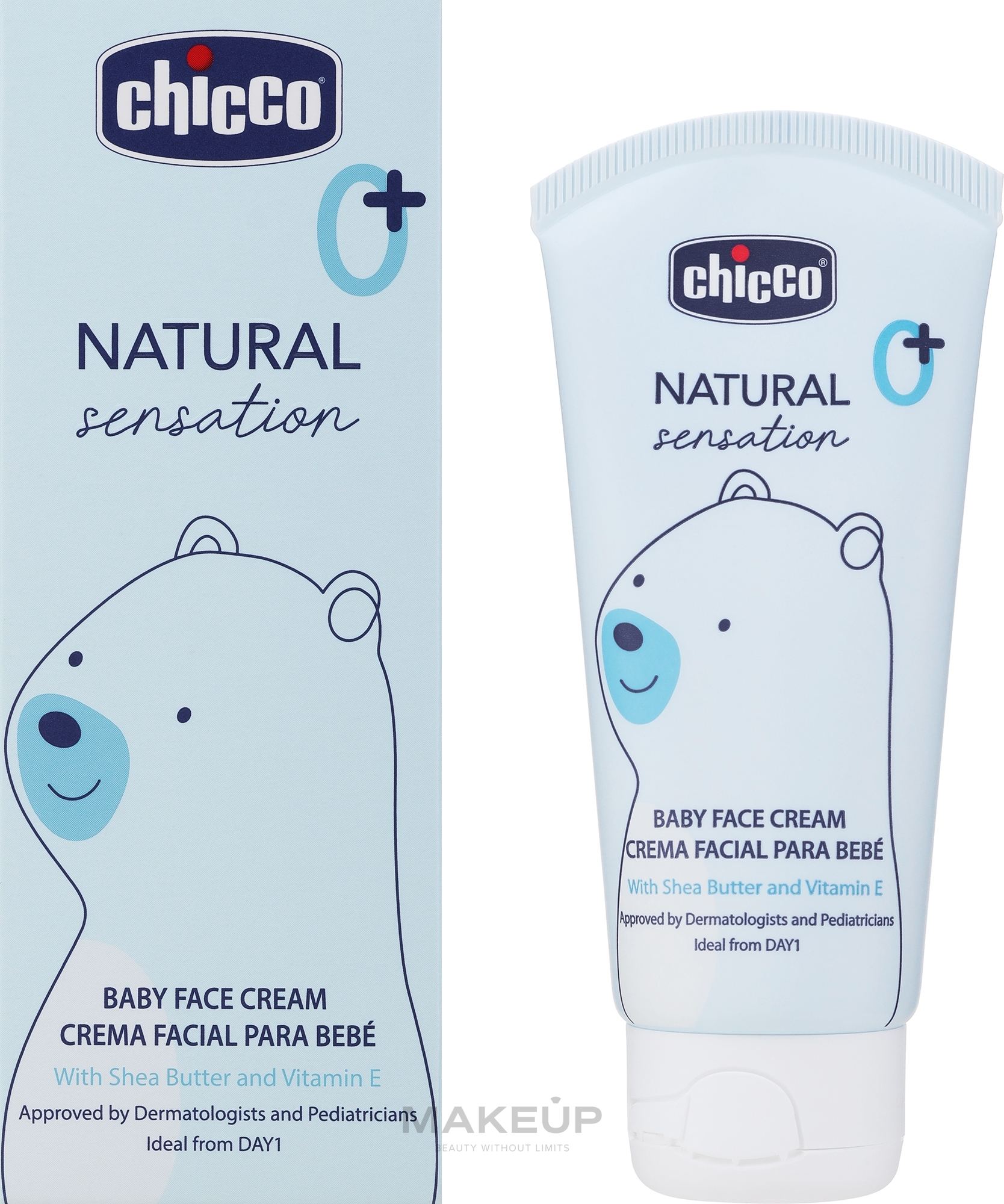 Крем для лица детский - Chicco Natural Sensation Face Creame — фото 50ml