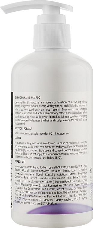 Энергетический шампунь для волос - ClinicCare Energizing Hair Shampoo — фото N2