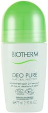 Шариковый дезодорант - Biotherm Deo Pure Natural Protect — фото N1