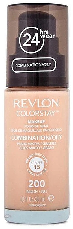 Тональный крем - Revlon ColorStay Longwear Mekeup Vitamin E Combination/Oily Skin SPF 15 — фото N2