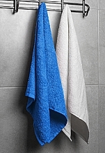 Набір рушників для обличчя, біле та блакитне "Twins" - MAKEUP Face Towel Set Blue + White — фото N3