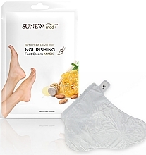 Маска для ног - Sunew Med+ Foot Mask With Sweet Almond Oil And Royal Jelly — фото N1