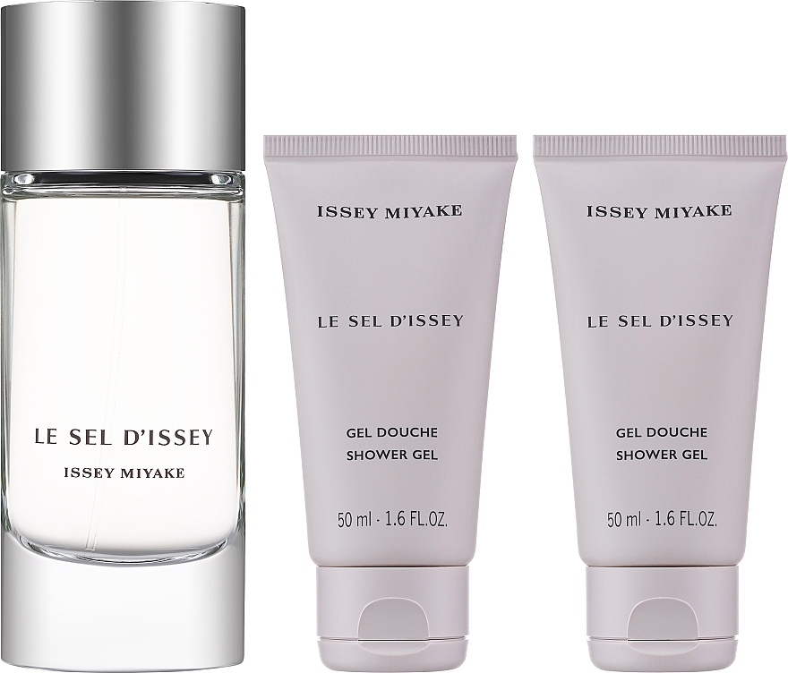 Issey Miyake Le Sel D'Issey - Набір (edt/100ml + sh/gel/2x50ml) — фото N2