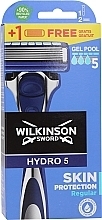 Бритва з 2 змінними касетами - Wilkinson Sword Hydro 5 Skin Protection Regular — фото N1