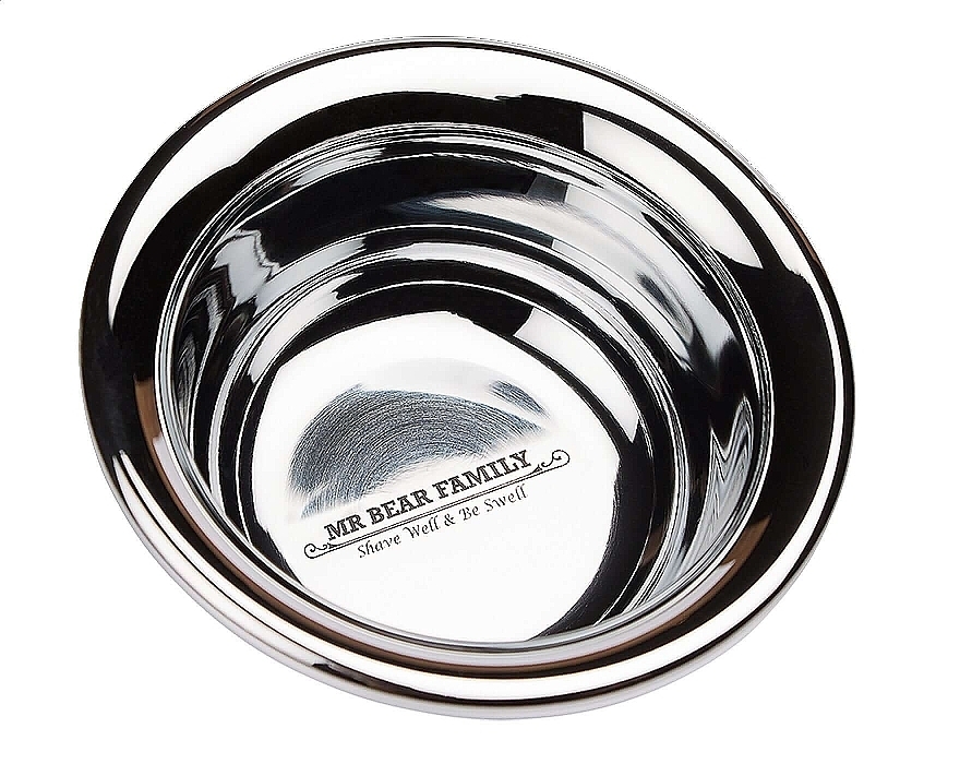 Чаша для гоління - Mr. Bear Family Shaving Bowl Stainless Steel — фото N1