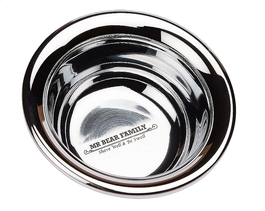 Чаша для бритья - Mr. Bear Family Shaving Bowl Stainless Steel — фото N1