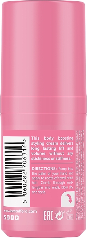 Крем для придания объема волосам - Lee Stafford Plump Up The Volume Plumping Cream — фото N2