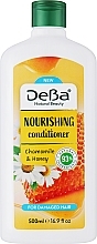 Живильний кондиціонер для волосся "Chamomile & Honey" - DeBa Natural Beauty Conditioner Moisturizing — фото N1