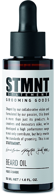 Масло для бороды - STMNT Statement Grooming Beard Oil — фото N1