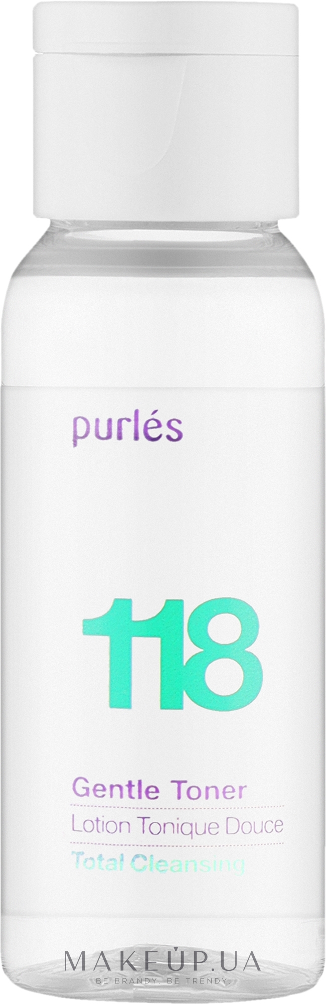 Ніжний тонік для обличчя - Purles Total Cleansing 118 Gentle Toner (міні) — фото 25ml