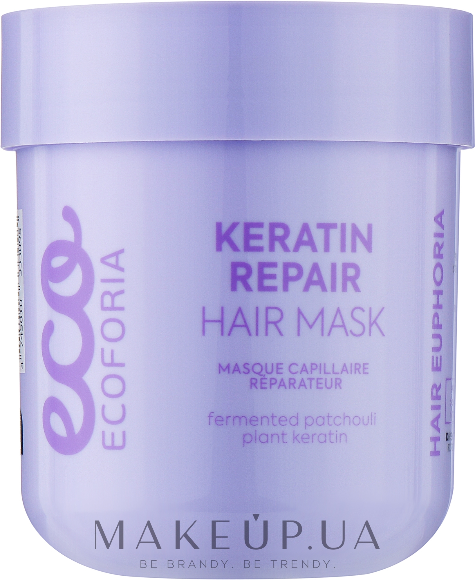 Маска для волосся - Ecoforia Hair Euphoria Keratin Repair Hair Mask — фото 200ml