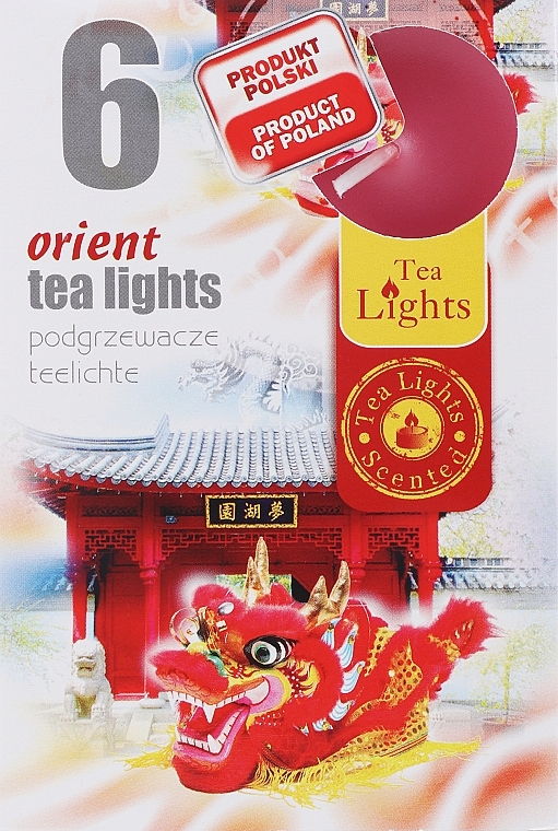 Чайні свічки «Orient», 6 шт. - Admit Scented Tea Light Orient — фото N1