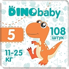 Духи, Парфюмерия, косметика Подгузники детские 5 (11-25кг), 108 шт. - Dino Baby