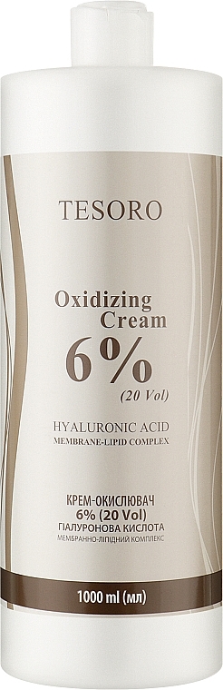 Крем-окислювач 6% - Moli Cosmetics Tesoro Oxidizing Cream 20 Vol — фото N1