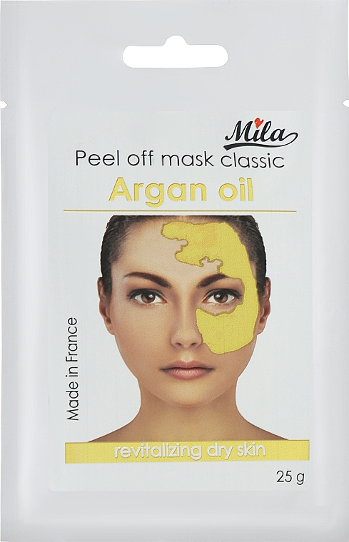 Маска альгінатна напівпрозора порошкова із "золотою" олією аргани - Mila Oriental Energizing Translucent Peel Off Mask Argan Oil — фото N1