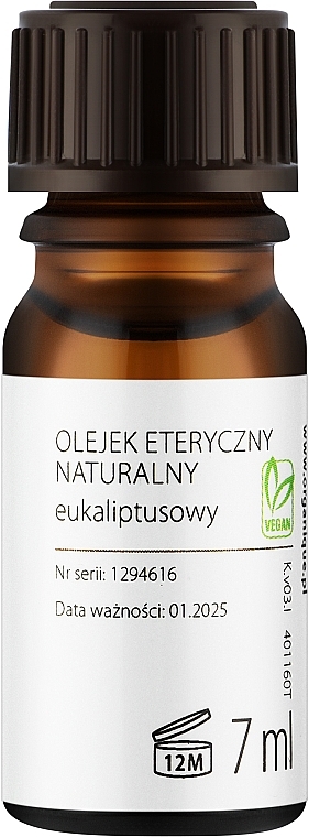 Ефірна олія "Евкаліпт" - Organique Spa & Wellness Natural Essential Oil Eucalyptus — фото N1