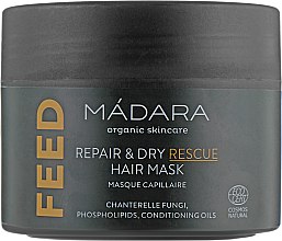 Духи, Парфюмерия, косметика Питательная маска для волос - Madara Cosmetics Feed Repair & Dry Rescue Hair Mask
