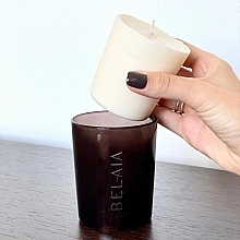 Ароматическая свеча "Ваниль" (сменный блок) - Belaia Vanille Scented Candle Wax Refill — фото N3