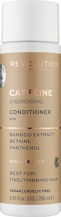 Кондиціонер для тонкого волосся - Makeup Revolution Caffeine Energising Conditioner * — фото N1