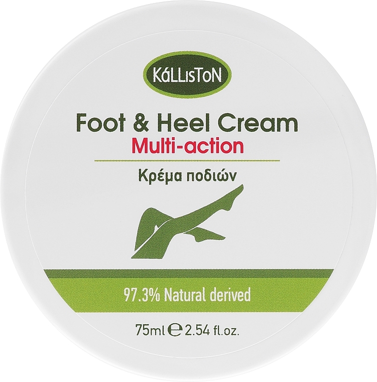 Крем для стоп и пяток (банка) - Kalliston Organic Olive Oil Avocado Oil & Ruscus Extract Foot & Heel Cream — фото N1