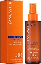 Олія для засмаги - Lancaster Sun Beauty Satin Sheen Oil — фото N2