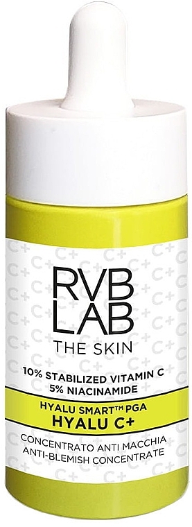 Сироватка проти пігментних плям для обличчя - RVB LAB Hyalu C+ Anti-Spot Concentrate — фото N1