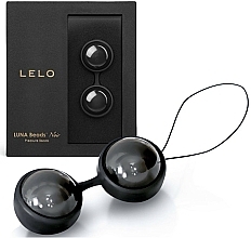 Вагінальні кульки, чорні - Lelo Luna Beads Noir — фото N2