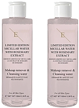 Духи, Парфюмерия, косметика Набор - Eclat Skin London Limited Edition Micellar Water With Rosemary Extract (micellar/water/2x100ml)