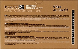 УЦЕНКА Лосьон для восстановления волос с пантенолом и плацентой - Black Professional Line Panthenol & Placenta Restructuring Hair Lotion * — фото N3