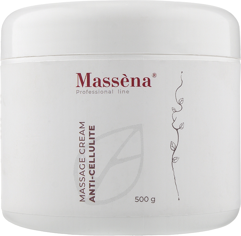 Антицеллюлитный массажный крем для тела - Massena Cellulite`s Blemishes Massage Cream — фото N1