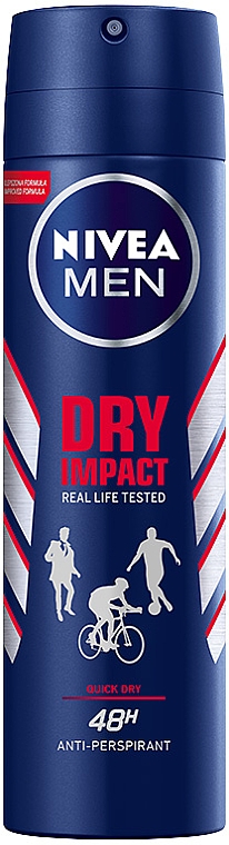 Дезодорант антиперспірант спрей - NIVEA Deodorant Dry For Men — фото N1