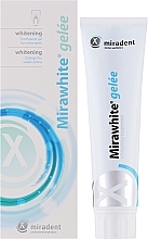 Зубная паста для отбеливания зубов - Miradent Mirawhite Gelee Toothpaste — фото N2