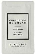 Тональный увлажняющий BB-крем с SPF 30/PA++ - Ecolline Quercetide BB Cream SPF 30/PA++ (пробник) — фото N1
