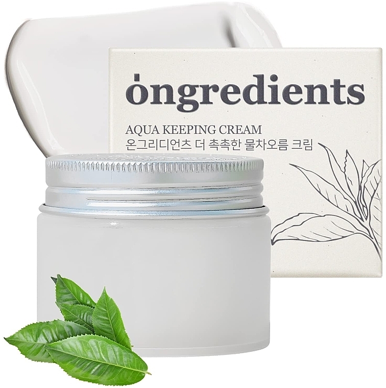 Зволожувальний крем для обличчя - Ongredients Aqua Keeping Cream — фото N1