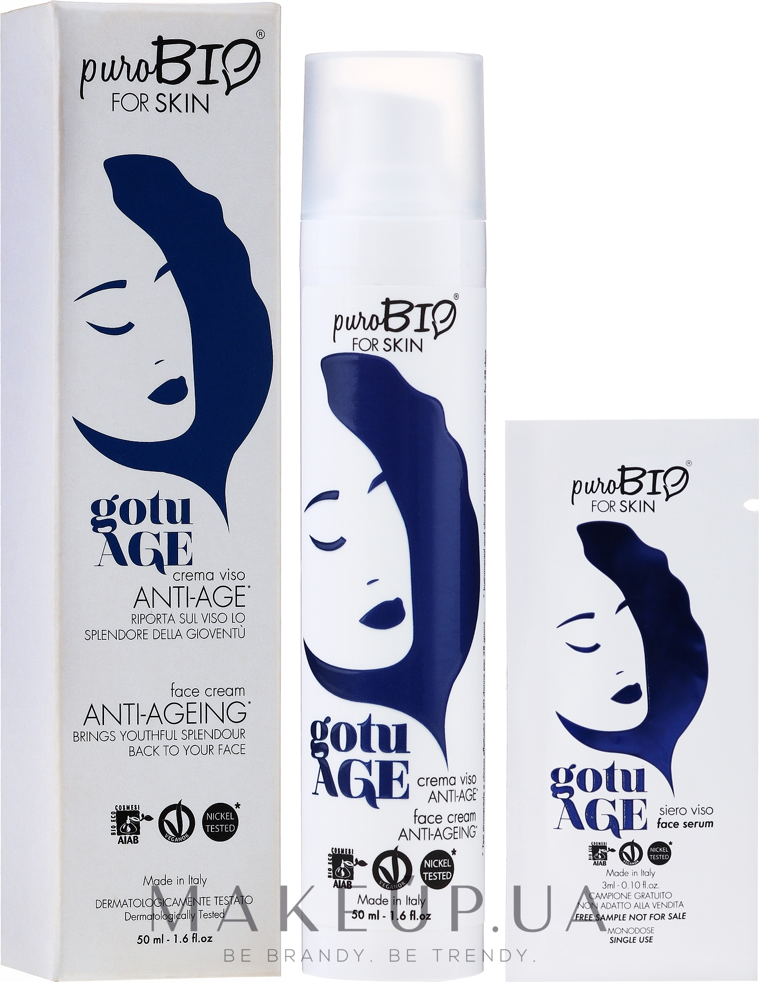 Антивіковий крем для обличчя - PuroBio Cosmetics GoTu Age Cream — фото 50ml