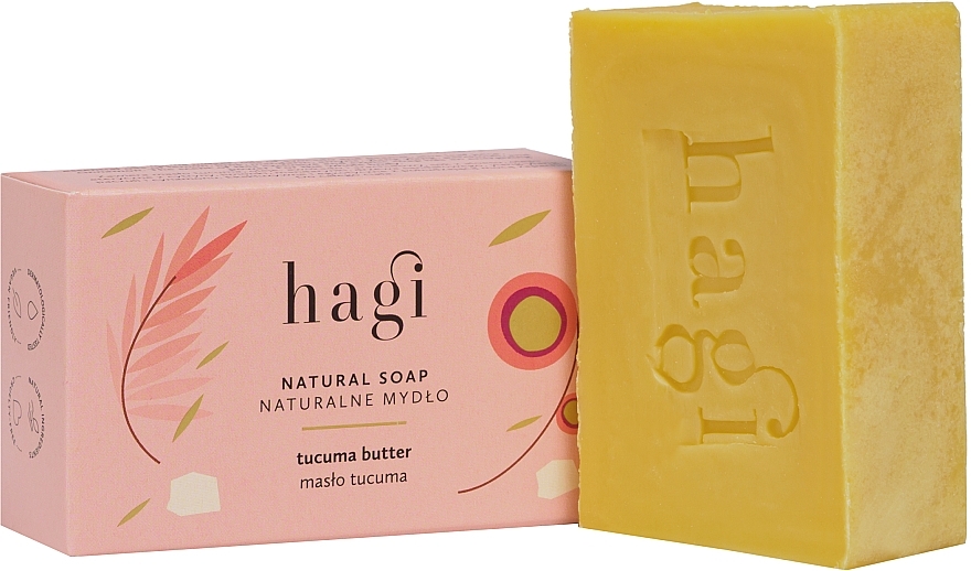 Натуральне мило з олією тукума - Hagi Natural Soap — фото N1