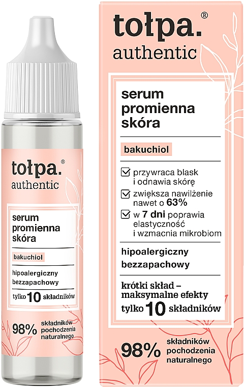 Підтягувальна сироватка для обличчя - Tolpa Authentic Lifting Serum — фото N1
