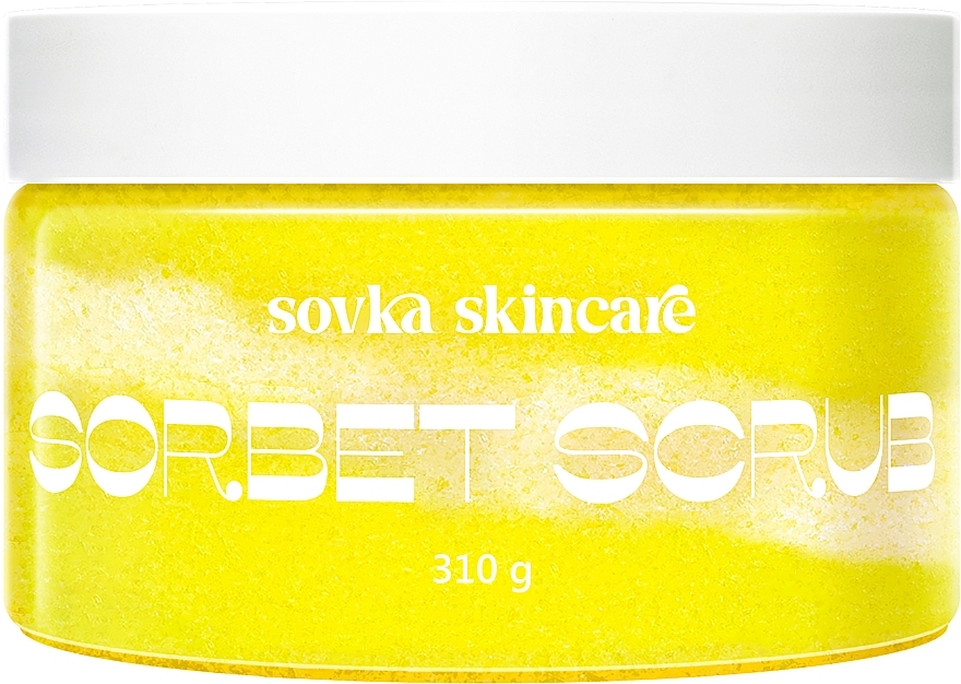 Скраб для тіла "Молочний коктейль" - Sovka Skincare Sorbet Scrub Milk Shake