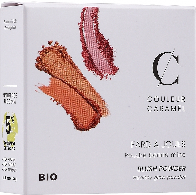 Румяна компактные "Совершенство" - Couleur Caramel Blush Powder — фото N2