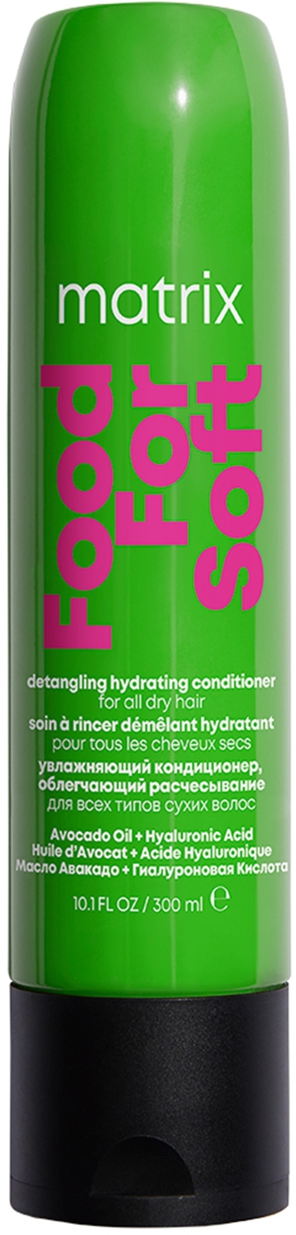Кондиціонер для зволоження та полегшення розчісування волосся - Matrix Food For Soft Detangling Hydrating Conditioner — фото 300ml