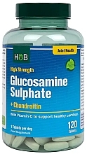 Харчова добавка "Глюкозамін + хондроїтин", 1100mg - Holland & Barrett High Strength Glucosamine Sulphate & Chondroitin — фото N1