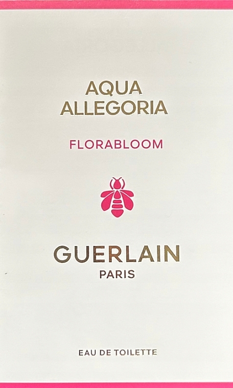 Guerlain Aqua Allegoria Florabloom - Туалетная вода (пробник) — фото N1