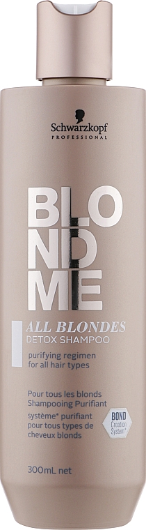 Детокс шампунь для волос всех типов - Schwarzkopf Professional Blondme All Blondes Detox Shampoo — фото N1