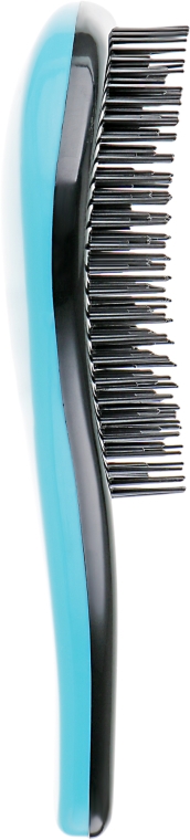 Распутывающая расческа "Стайл-мини", черно-голубая - Ласковая — фото N3