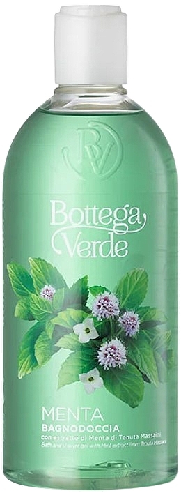 Гель для ванни та душу з екстрактом м'яти - Bottega Verde Menta Bath & Shower Gel — фото N1