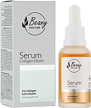 Сироватка для обличчя з колагеном і еластином - Beany Collagen-Elastin Serum — фото N2