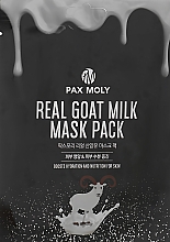 Парфумерія, косметика Маска тканинна з козячим молоком - Pax Moly Real Goat Milk Mask Pack